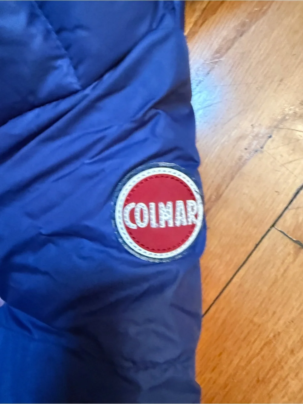 COLMAR Blue Puffer Onesie Cold Weather  Snow Suit with Footsies